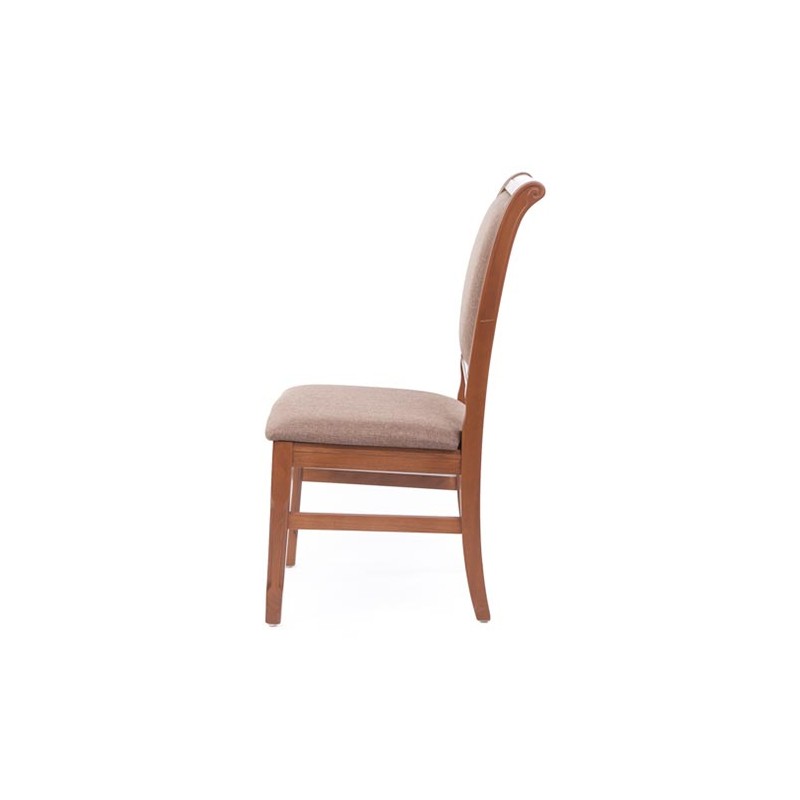 Scaun living Maiestous, lemn masiv, tapitat - Sofastil.ro