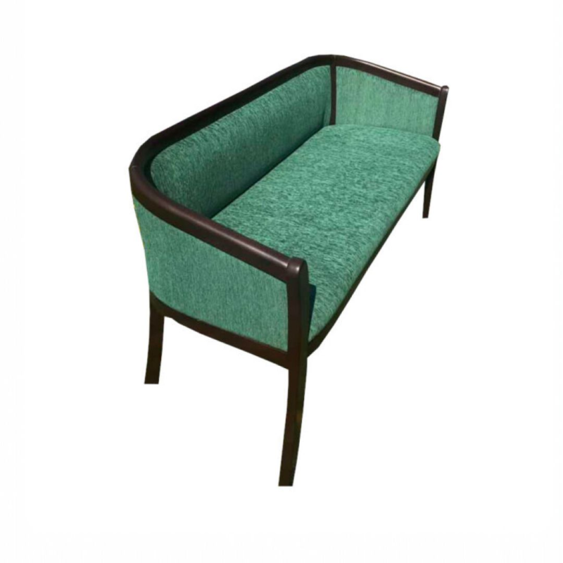 Banca Denver cu 3 locuri tapitata din lemn masiv  -  Sofastil.ro