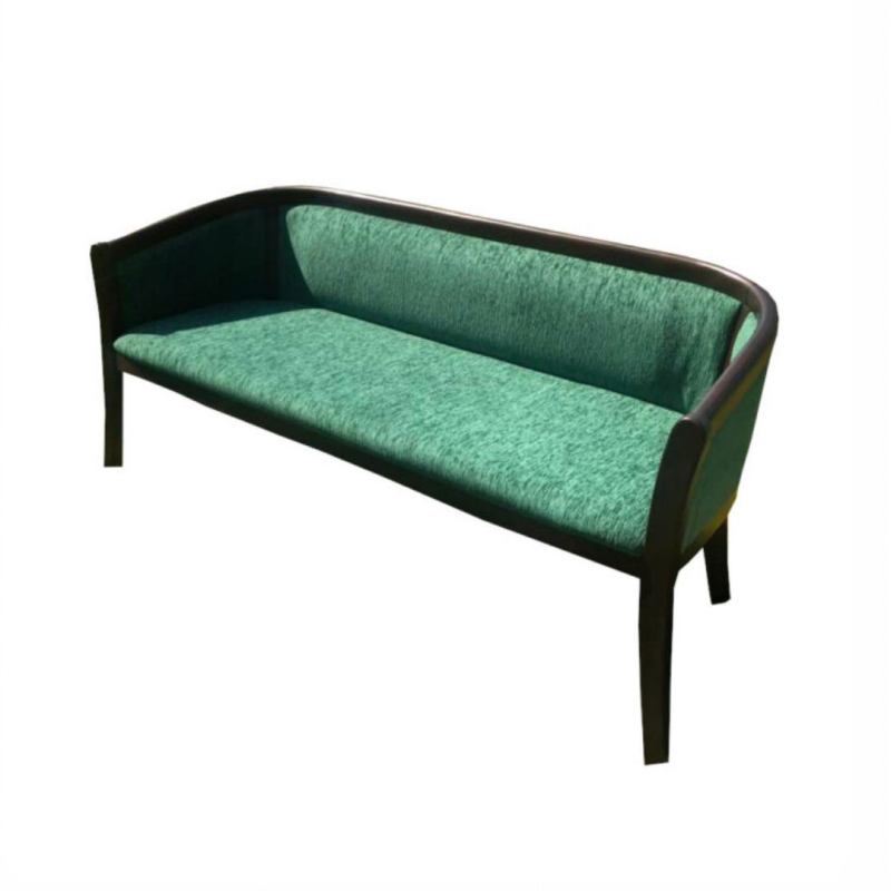 Banca Denver cu 3 locuri tapitata din lemn masiv  -  Sofastil.ro