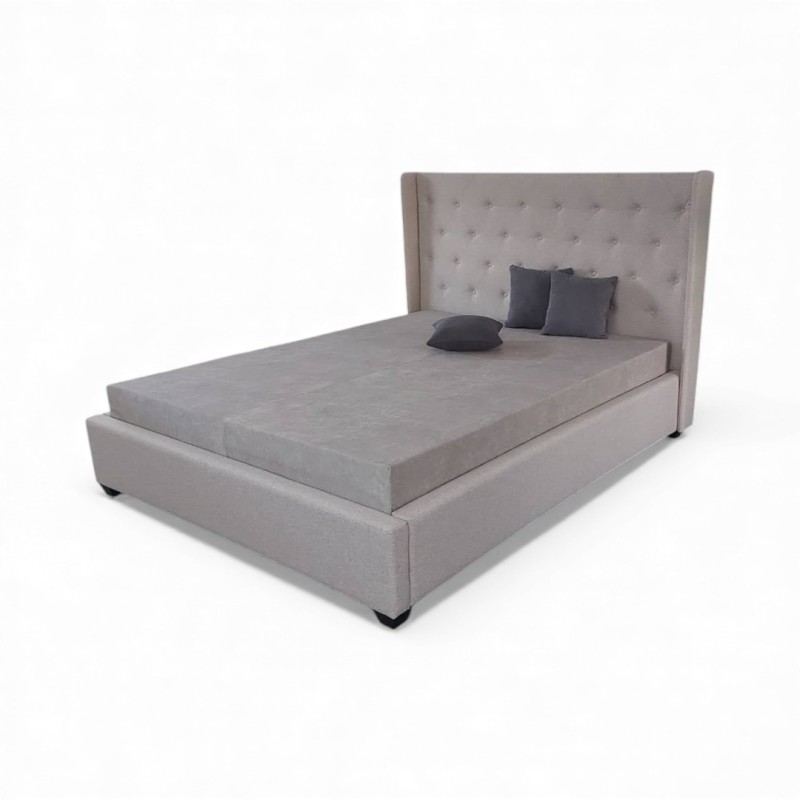 Pat dublu tapitat ROSE de 140/ 160 /180x200 cm