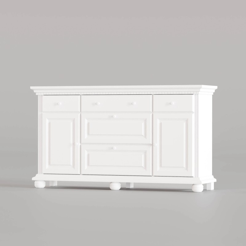 Comoda lemn masiv BUCOV, cu usi pline, 175 cm