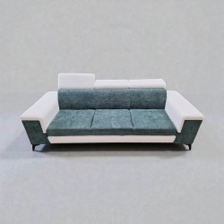 Canapea 3 locuri extensibila HERMES cu design modern si tetiere reglabile