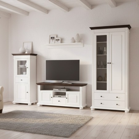 Set Living Mara  Lemn Masiv-Alb