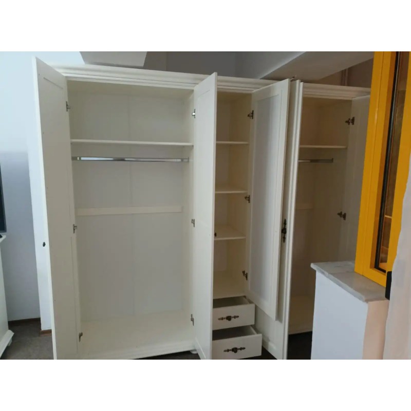 Dulap lemn masiv MARA cu 5 usi, 2 sertare