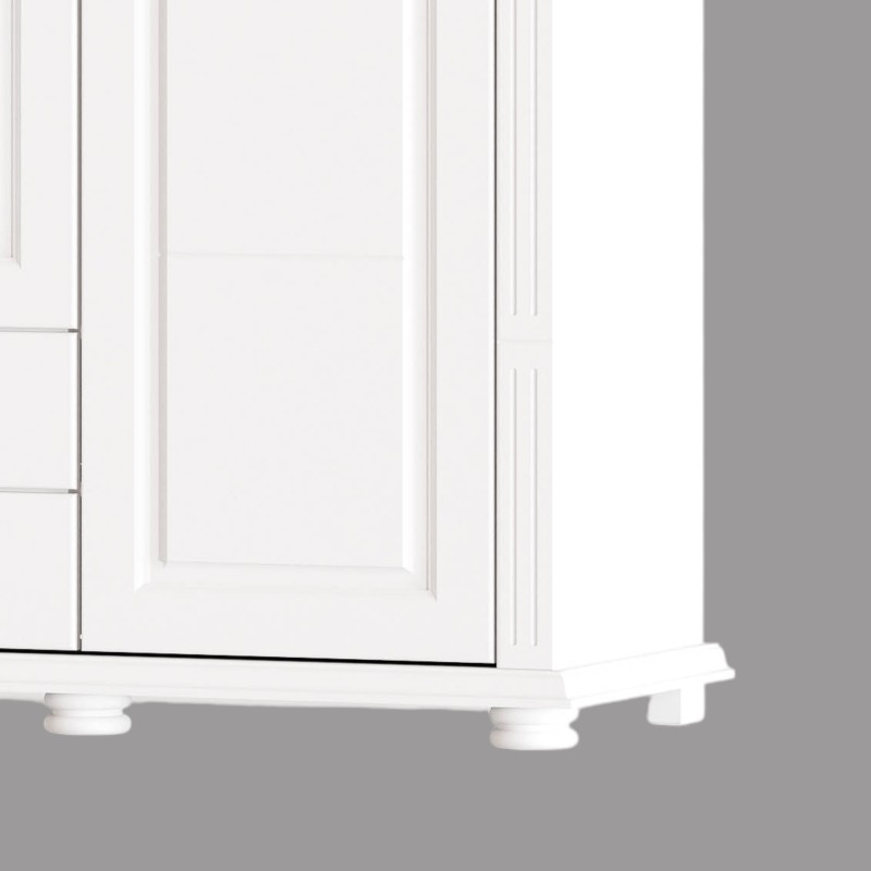 Dulap Lemn Masiv Mara – 8 Usi si 2 Sertare, suprapozabil | Mobilier Clasic