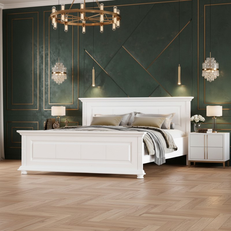 Pat MARA 180x200 cm,  lemn masiv