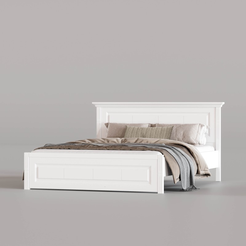 Pat lemn masiv 120X200 cm MARA tablie mica