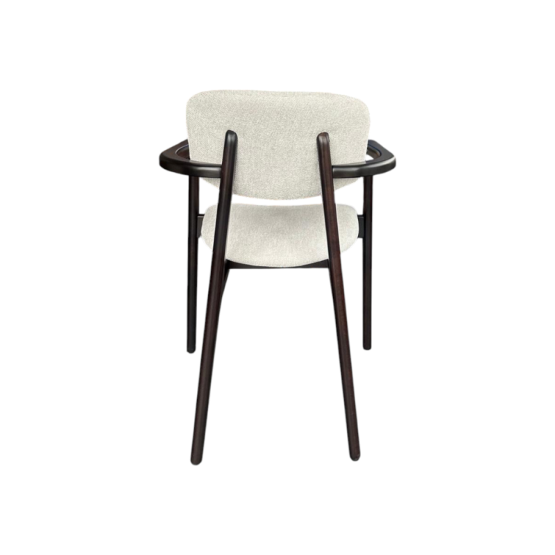 Scaun tapitat LUNA, lemn masiv