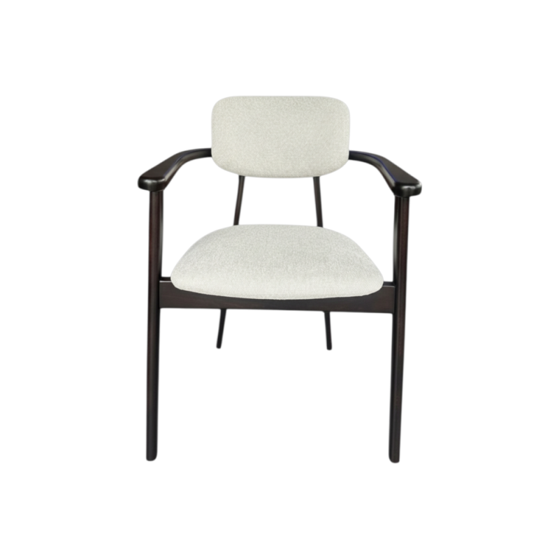 Scaun tapitat LUNA, lemn masiv