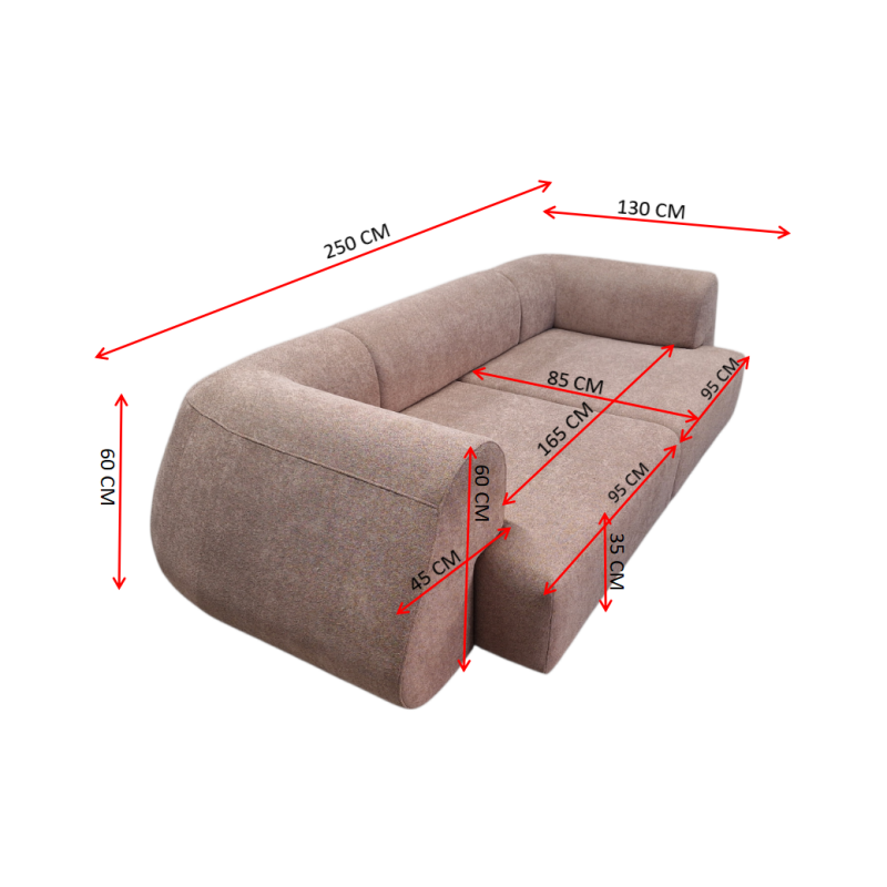 Canapea 2 locuri NOVA Premium design modern