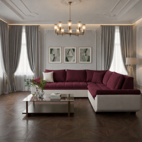 Coltar living extensibil Elixir cu lada depozitare