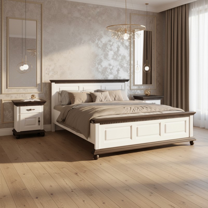 Noptiera Bucov  din Lemn Masiv | Noptiere lemn - Sofastil.ro