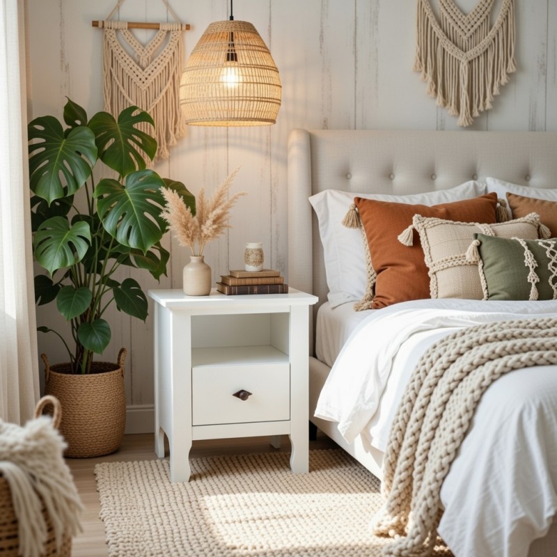 Noptieră Leon din lemn masiv – eleganță și funcționalitate pentru dormitor