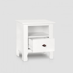 Noptiera lemn masiv LEON - finisaje diverse