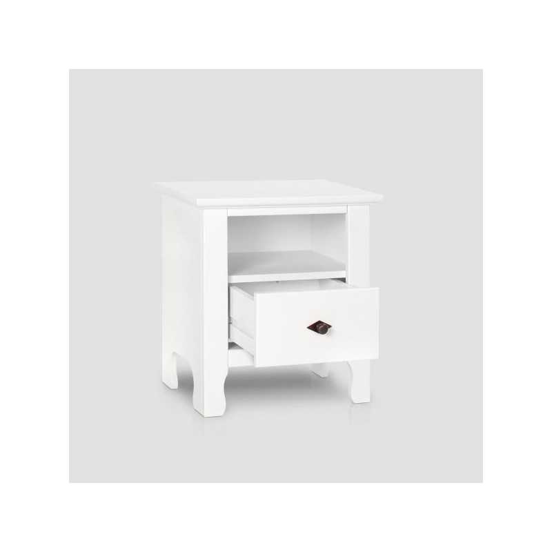 Noptiera lemn masiv LEON - finisaje diverse