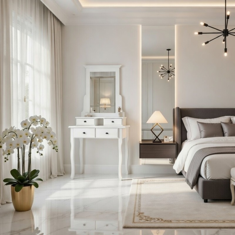 Masa de Machiaj Mara / Lemn Masiv