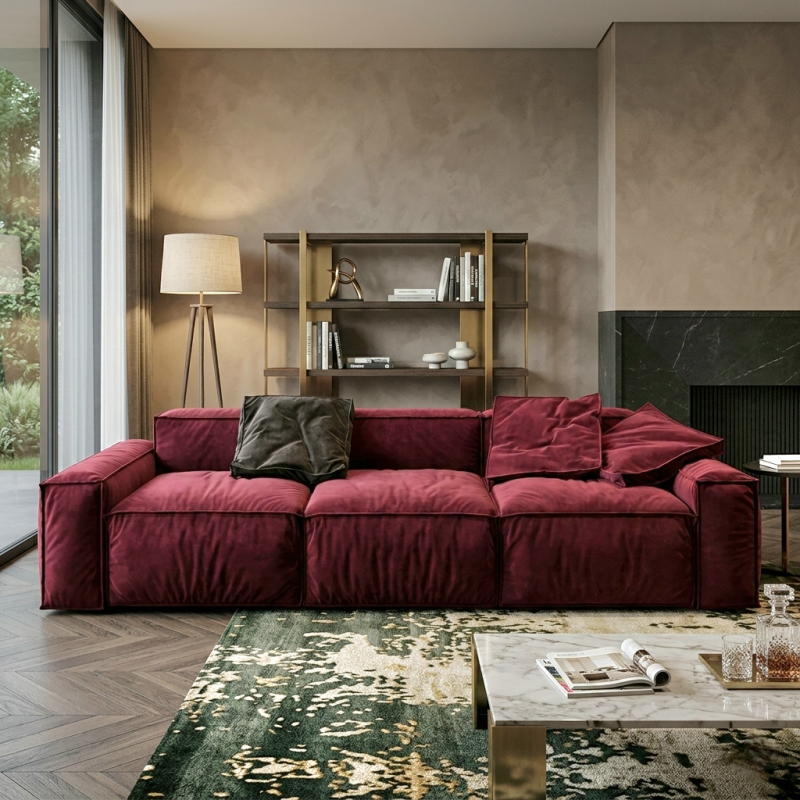 Canapea living premium modulara ROCO, fixa