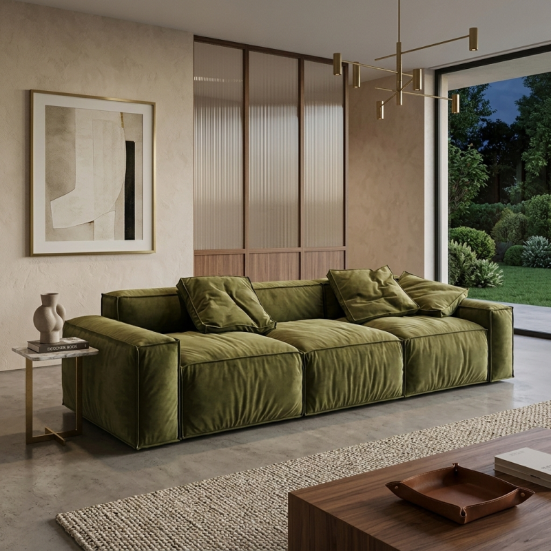 Canapea living premium modulara ROCO, fixa