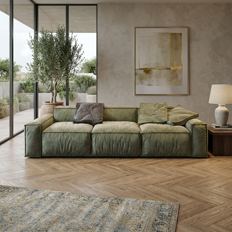 Canapea living premium modulara ROCO, fixa