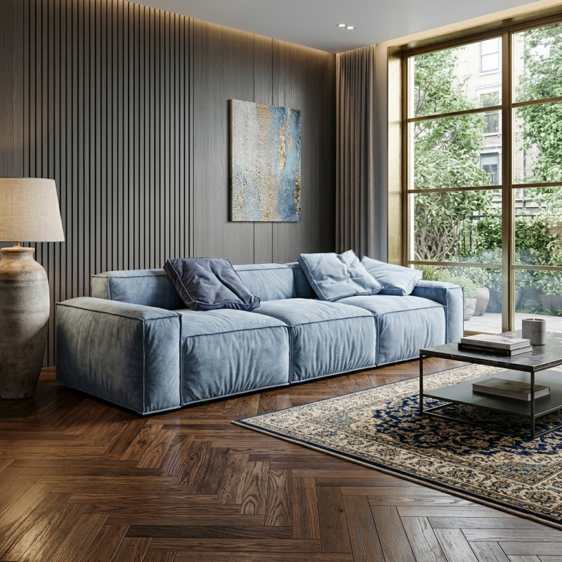 Canapea living premium modulara ROCO, fixa