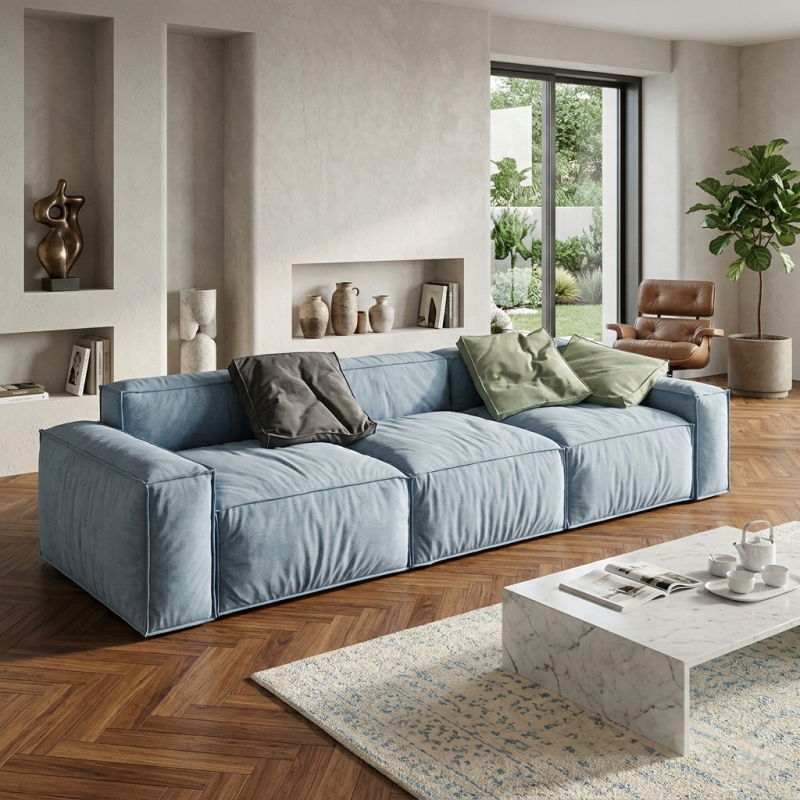 Canapea living premium modulara ROCO, fixa