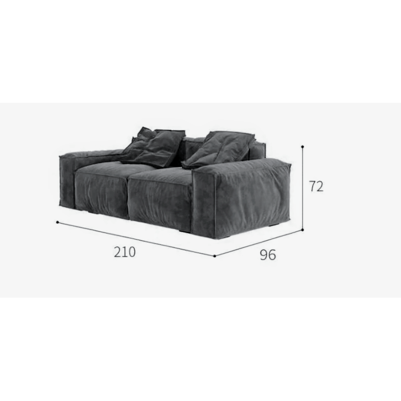 Canapea living premium modulara ROCO 2 Locuri, fixa