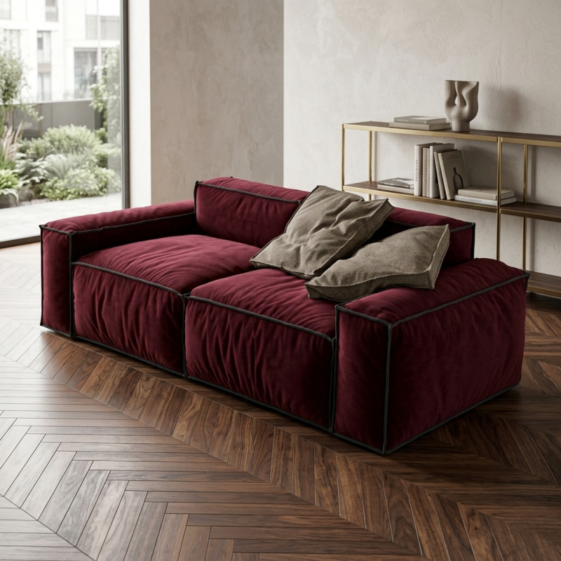 Canapea living premium modulara ROCO 2 Locuri, fixa