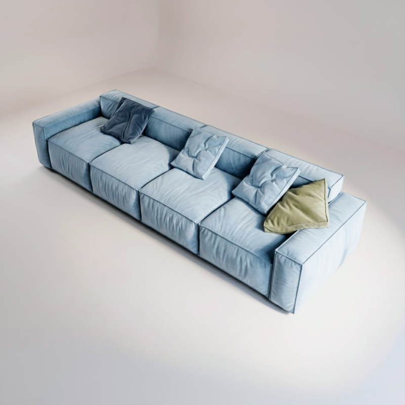 Canapea 4 locuri premium modulara ROCO, fixa