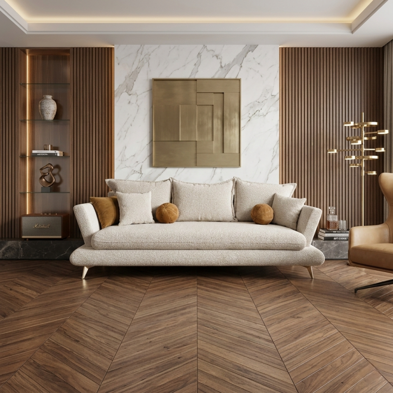 Canapea extensibila moderna, cu lada de depozitare Edesa