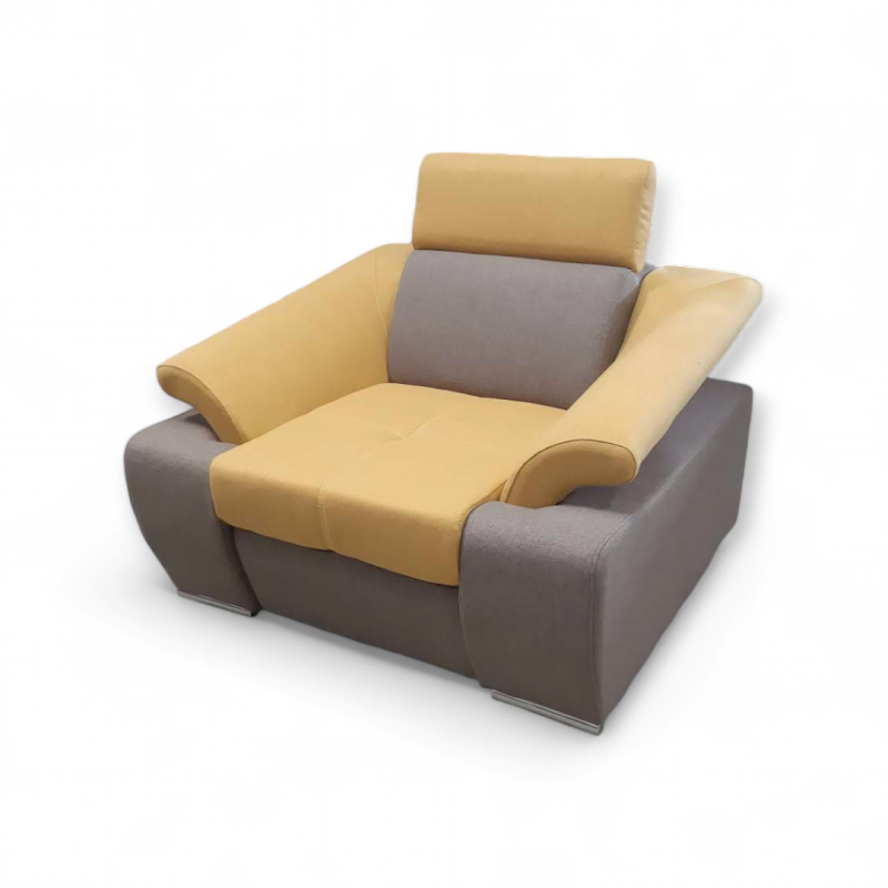 Set Toledo – Canapea extensibila si fotolii cu tetiere reglabile