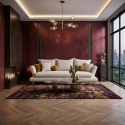 set living complet: canapea extensibilă + 2 fotolii