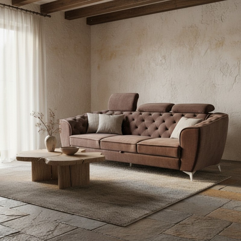 Set canapea extensibila si 2 fotolii LUIS – mobilier living modern