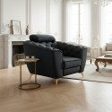 Set canapea extensibila si 2 fotolii LUIS – mobilier living modern