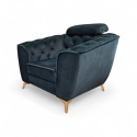 Set canapea extensibilă și fotolii LUIS | Mobilier living confortabil tip chesterfild