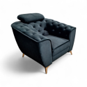 Set canapea extensibilă și fotolii LUIS | Mobilier living confortabil tip chesterfild