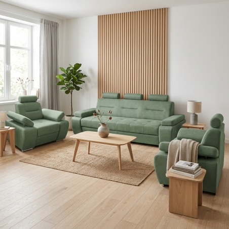 Set canapea extensibila si 2 fotolii MELISA – mobilier living modern