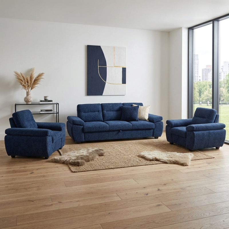 Set living OTTO – canapea extensibilă și fotolii moderne