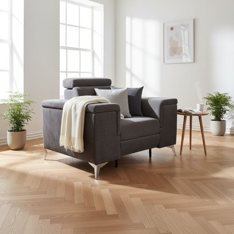 Set living HERMES – canapea / coltar extensibil si fotolii