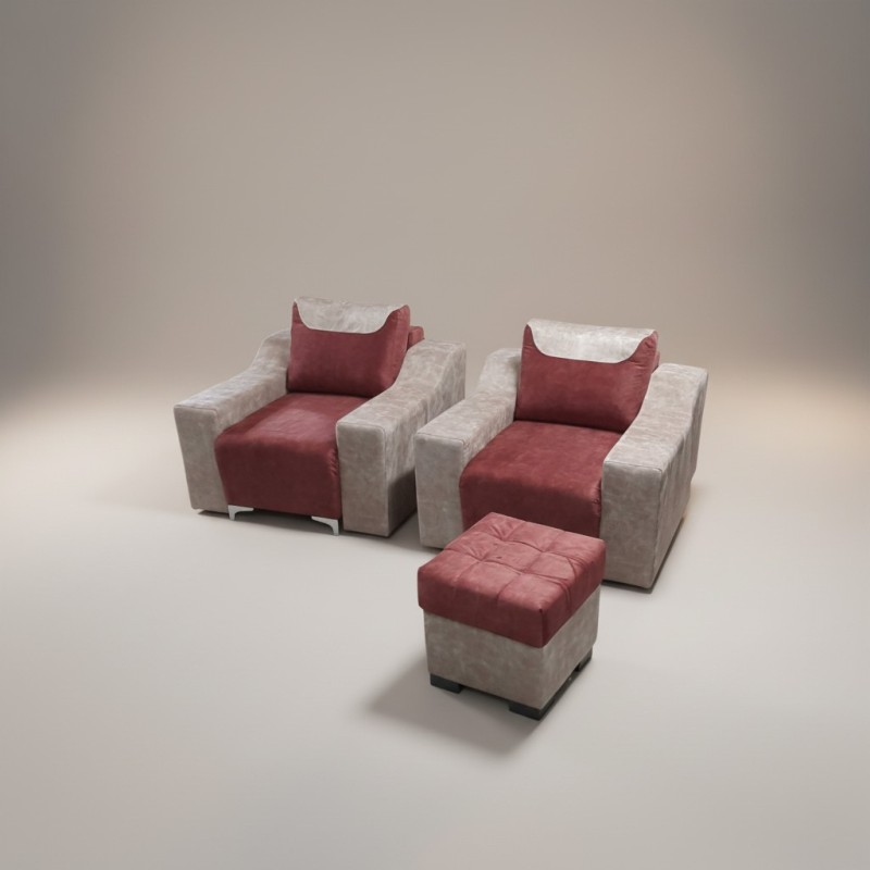 Set canapea extensibila si 2 fotolii LUNA – mobilier living modern