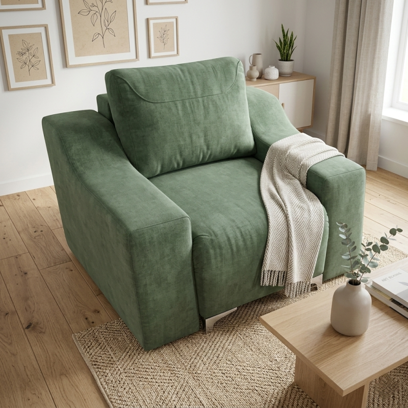 Set canapea extensibila si 2 fotolii LUNA – mobilier living modern