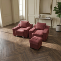 Set canapea extensibila si 2 fotolii LUNA – mobilier living modern