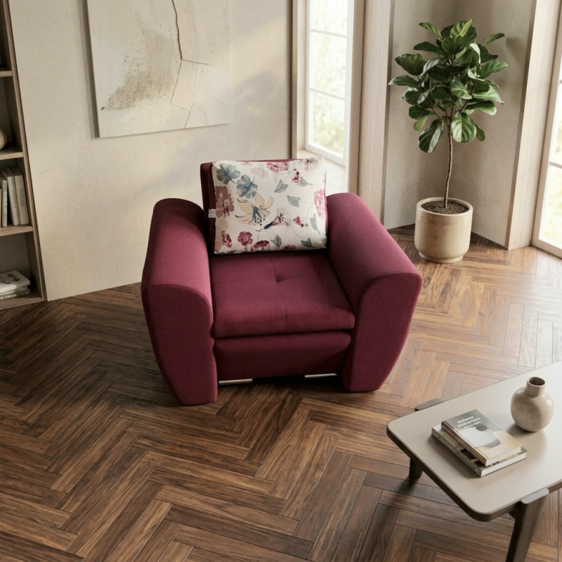 Fotoliu SALSA – fotoliu modern tapitat pentru living