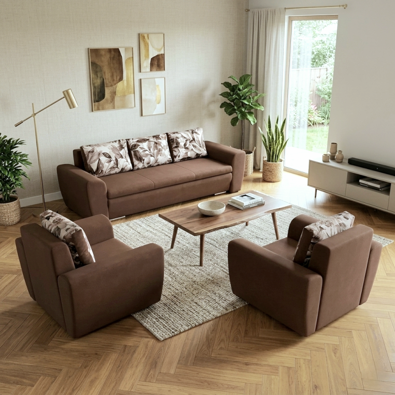 Fotoliu SALSA – fotoliu modern tapitat pentru living