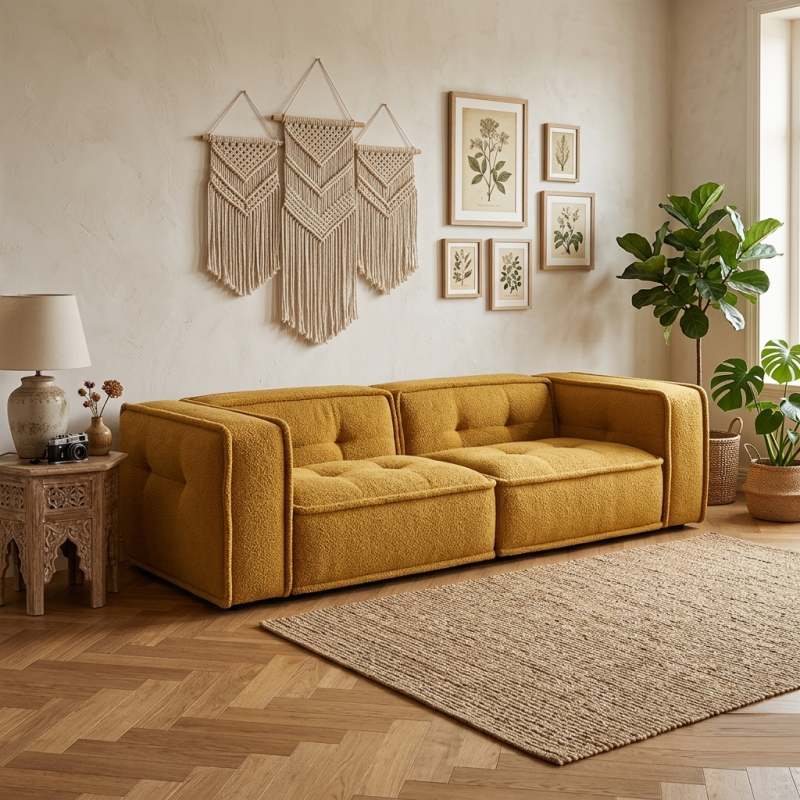 Canapea living premium modulara NORRA, fixa