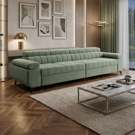 Canapea living 4 locuri DAVID, design modern, extensibila