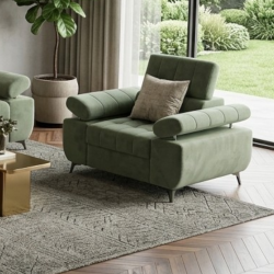 Fotoliu living modern DAVID cu tetiera reglabila