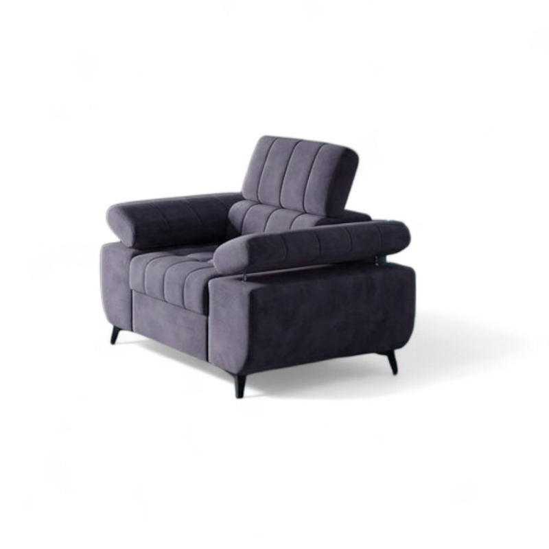 Fotoliu DAVID cu tetieră reglabilă | fotoliu modern living