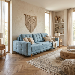 canapea extensibila PARMA cu lada de depozitare