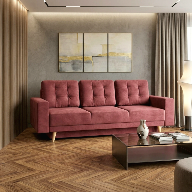 canapea extensibila PARMA cu lada de depozitare