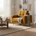 Set living Parma – canapea extensibilă și 2 fotolii moderne